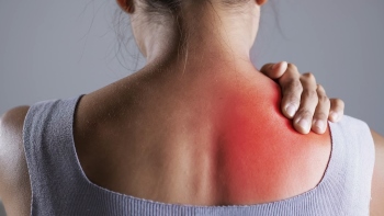 physiotherapist relieving pain